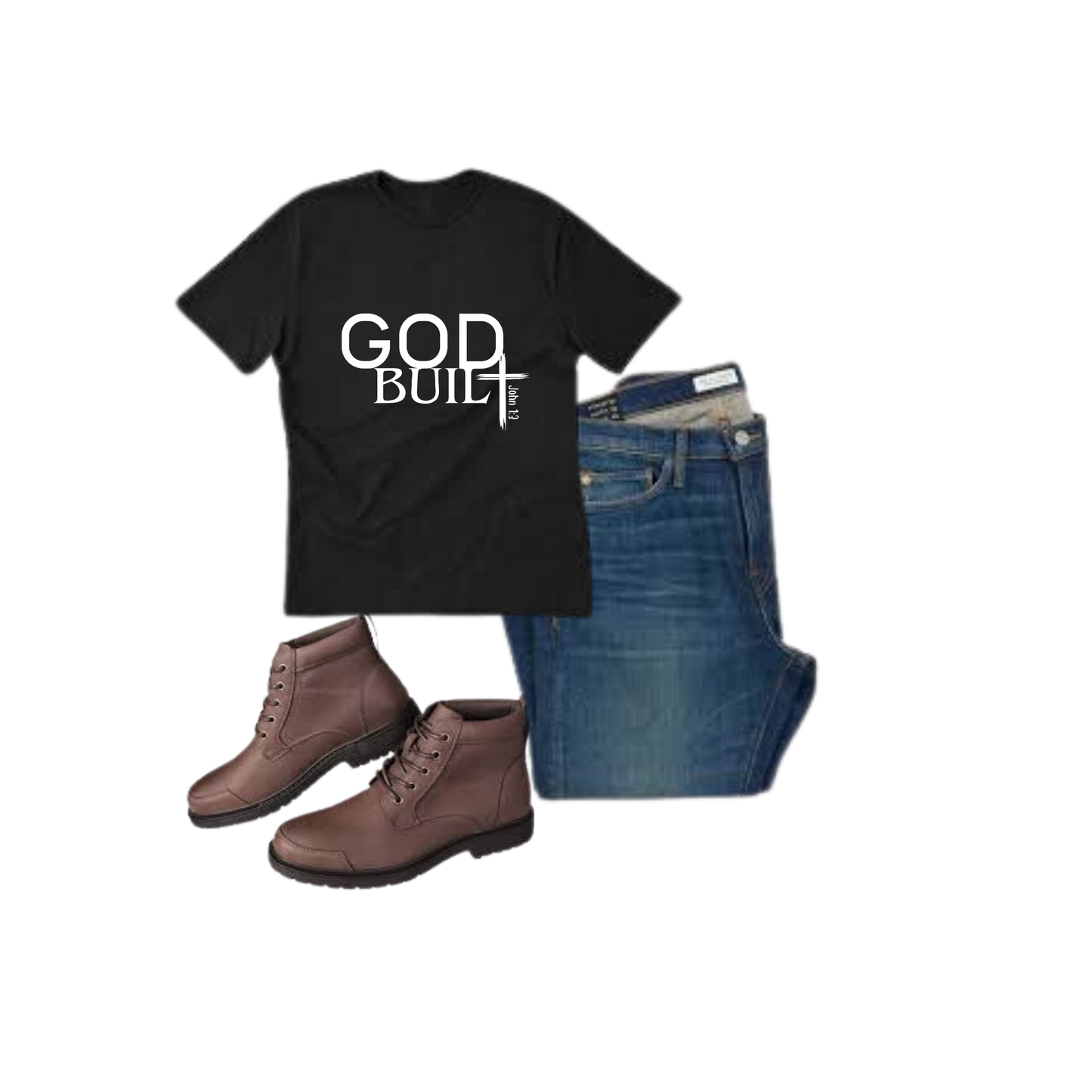 God Built Christian Editable Digital Design